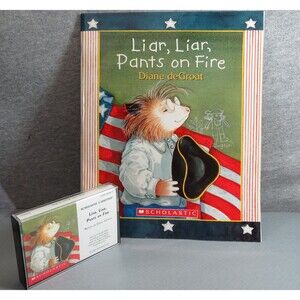 Liar, Liar Pants on Fire w/ cassette PB 1st Scholastic Printing 2004